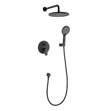 Душевая система Black&White Universe 8311BUK UK8311B, цвет черный матовый