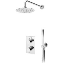Душевая система Cezares LEAF-DSIP-T-25-01, термостатическая, хром