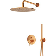 Душевая система Cezares LEAF-DSIP-30-L-SS, бронза