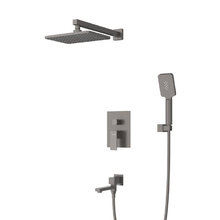 Душевая система Cezares SLIDER-VDSET-GM, оружейная сталь