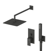 Душевая система Cezares PORTA-DSIPQ-20-NOP, черный матовый