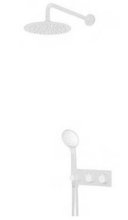 Душевая система Cezares CZR-B-VDIM-T-BIO, белый матовый