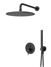 Душевая система Cezares Leaf-DSIP-30-L-NOP черный матовый