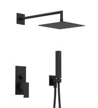 Душевая система Cezares Porta-DSIPQ-25-NOP, черный матовый