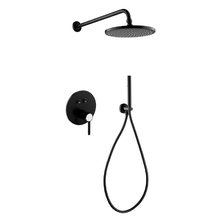 Душевая система Cezares Eco, черный матовый, ECO-DSET-NOP
