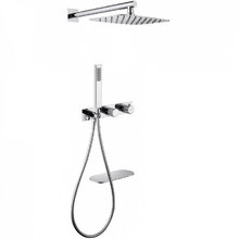 Душевая система Abber Rund AF8750, термостатическая, на 3 потребителя, цвет хром