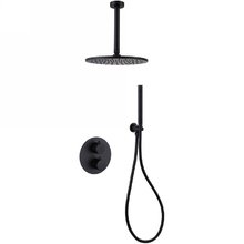 Душевая система Abber Wasser Kreis AF8121B, цвет черный матовый