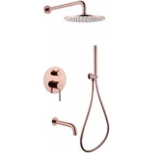 Душевая система Abber Wasser Kreis AF8117RG, цвет розовое золото