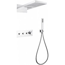 Душевая система Abber Rund AF8752, термостатическая, на 3 потребителя, цвет хром