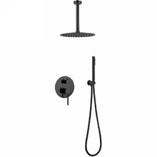 Душевая система Abber Emotion AF8821B, цвет черный матовый