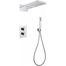 Душевая система Abber Weiss Insel AF8052, термостатическая, на 2 потребителя, цвет хром