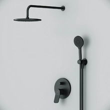 Душевая система Am.Pm X-Joy FB85A1RH22, 3 режима, цвет черный матовый