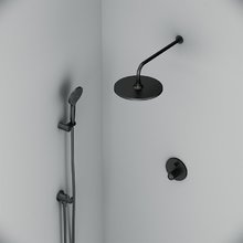 Душевая система Am.Pm X-Joy FP85A1RH22 TouchReel, цвет черный матовый