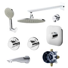 Душевая система Am.Pm термостатическая, хром, FM0060000