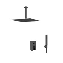 Душевая система D&K Bayern.Liszt DA1515805A19, цвет черный матовый