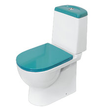 Напольный унитаз Sanita Luxe Best Color Motion WC.CC/Best/2-DM/TUR.G/S1 Sea, крышка микролифт