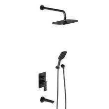 Душевая система Damixa Gala 953510300, цвет черный матовый