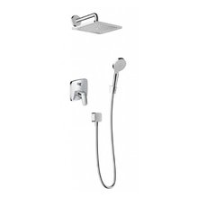 Душевая система скрытого монтажа Hansgrohe Crometta 27957000 E 240 1jet с однорычажным смесителем, хром