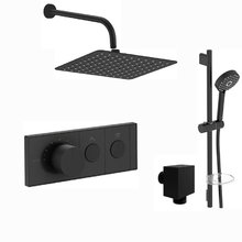 Душевая система Jacob Delafon, термостатическая, черный матовый