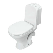 Унитаз-компакт Sanita Luxe Classic Comfort WC.CC/Classic/2-DM/WHT.G/S1, крышка микролифт, цвет белый