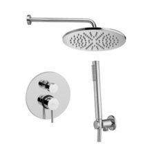 Душевая система Paffoni KIT LIG KITLIG018CR встраиваемая, хром