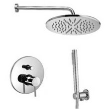 Душевая система Paffoni KIT LIG KITLIG015CRKING встраиваемая, со смесителем для раковины, хром