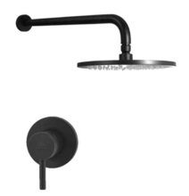 Душевая система Paffoni KIT LIG KITLIG011NO встраиваемая, черный матовый