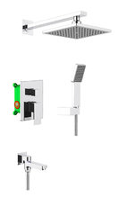 Душевая система скрытого монтажа Timo Selene SX-3069/00 SM1113, 3-х режимная, с изливом, хром