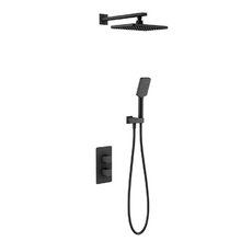 Душевая система Timo Petruma SX-5059/03SM, с термостатом, черная матовая