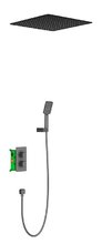 Душевая система Timo Petruma SX-5029/03SM, скрытого монтажа с термостатом, черная