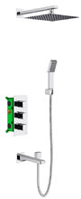 Душевая система скрытого монтажа Timo Petruma SX-5049/00SM chrome, 3-х режимная, с термостатом, хром