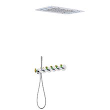 Душевая система Timo Saona SX-2319/00SM термостатическая, с подсветкой, хром