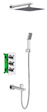 Душевая система скрытого монтажа Timo Petruma SX-5149/00SM chrome, 3-х режимная, с термостатом, хром