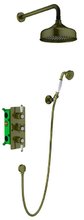 Душевая система скрытого монтажа Timo Nelson SX-1391/02SM antique, 2-х режимная, с термостатом, бронза