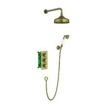 Душевая система Timo Petruma SX-5169/02SM термостатическая, цвет античная бронза