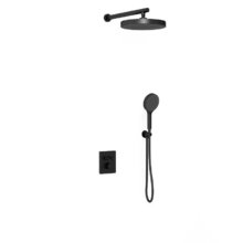 Душевая система Vincea Inspire VSFW-3I21MT2MB, термостатическая, цвет черный матовый