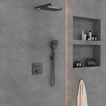 Душевая система Vincea, воронёная сталь, gunmetal, VSFW-4211GM