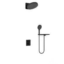 Душевая система Vincea Inspire VSFW-3I21MT3RMB, термостатическая, цвет черный матовый