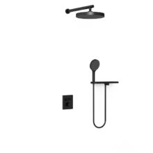Душевая система Vincea Inspire VSFW-3I21MT2RMB, термостатическая, цвет черный матовый