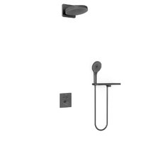 Душевая система Vincea Inspire VSFW-3I21MT1RGM, термостатическая, воронёная сталь, gunmetal