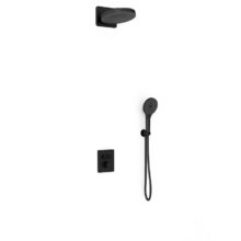 Душевая система Vincea Inspire VSFW-3I21MT1MB, термостатическая, цвет черный матовый