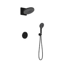 Душевая система Vincea Inspire VSFW-3I22MT5MB, термостатическая, на 2 потребителя, цвет черный матовый