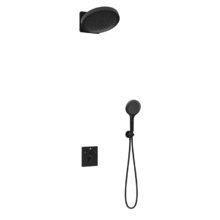 Душевая система Vincea Inspire VSFW-3I21MT3MB, термостатическая, цвет черный матовый