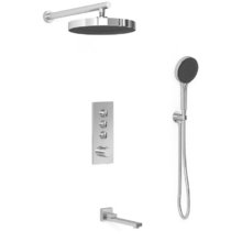 Душевая система Vincea Inspire VSFW-433TI2CH, термостатическая, на 3 потребителя, цвет хром