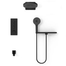 Душевая система Vincea Inspire VSFW-433TI1RMB, термостатическая, на 3 потребителя, цвет черный матовый