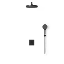 Душевая система Vincea Inspire VSFW-3I21T2MB, термостатическая, 2 потребителя, цвет черный матовый