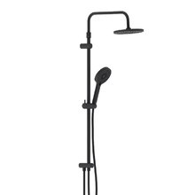 Душевой гарнитур Damixa Apollo 947000300, с верхним душем, черный матовый