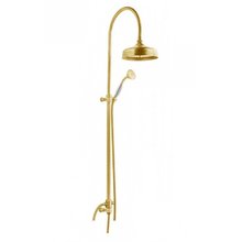 Душевой гарнитур Cezares VINTAGE-CAE-03/24-M с верхним душем, золото