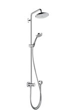 Душевой гарнитур Hansgrohe Croma 27224000 220 Showerpipe Reno верхний душ диаметр 22 см, хром