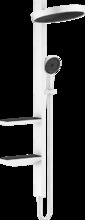Душевой гарнитур Hansgrohe Rainfinity Showerpipe 360 26842700, корпус белый матовый, лицевая часть черная, 1 режим струи